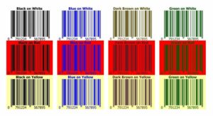 barcode colours